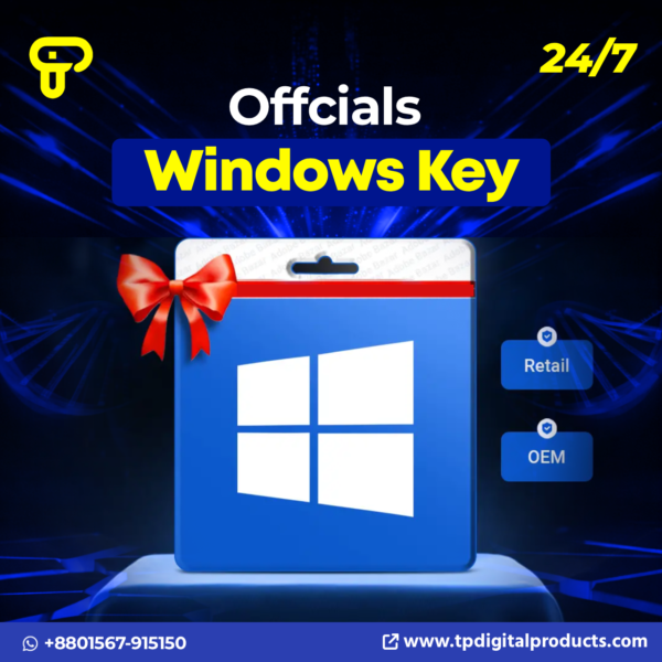 Windows 11 Retail Key (1 PC-Lifetime)
